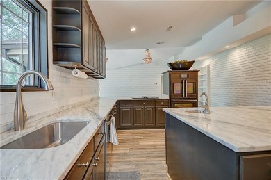 Sprawling transitional 5300 sqft home on just under an acre, set on Cavalier Golf and Yacht Club in Virginia - for sale on GolfHomes.com, golf home, golf lot