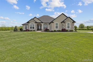 Exquisite custom home in the sought after Village Green on Saint Francois Country Club in Missouri - for sale on GolfHomes.com, golf home, golf lot