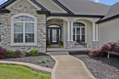 Exquisite custom home in the sought after Village Green on Saint Francois Country Club in Missouri - for sale on GolfHomes.com, golf home, golf lot