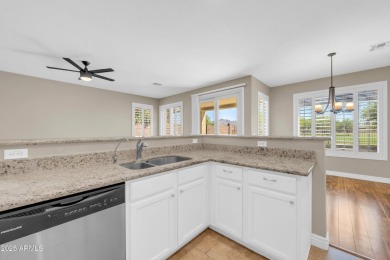 Beautiful single level home located on a private golf course lot on Seville Golf and Country Club in Arizona - for sale on GolfHomes.com, golf home, golf lot