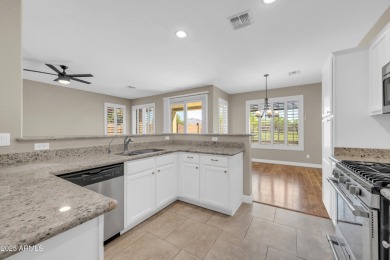Beautiful single level home located on a private golf course lot on Seville Golf and Country Club in Arizona - for sale on GolfHomes.com, golf home, golf lot