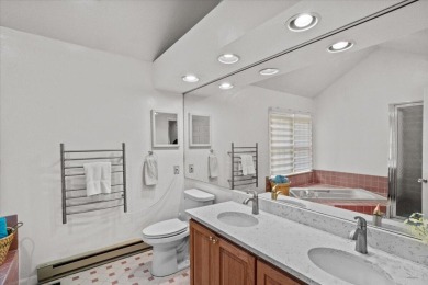 Large end-unit townhouse on the 7th hole of the famed Donald on Buck Hill Golf Club  in Pennsylvania - for sale on GolfHomes.com, golf home, golf lot