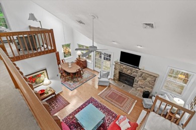Large end-unit townhouse on the 7th hole of the famed Donald on Buck Hill Golf Club  in Pennsylvania - for sale on GolfHomes.com, golf home, golf lot