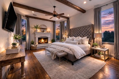 Stunning home along the iconic 18th hole of the exclusive on University of Texas Golf Club in Texas - for sale on GolfHomes.com, golf home, golf lot