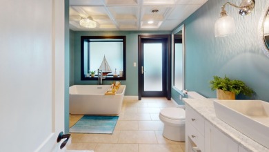 Professionally designed Lake house on a double waterfront lot on Treasure Lake - Gold in Pennsylvania - for sale on GolfHomes.com, golf home, golf lot