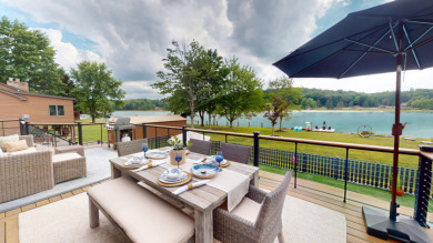Professionally designed Lake house on a double waterfront lot on Treasure Lake - Gold in Pennsylvania - for sale on GolfHomes.com, golf home, golf lot