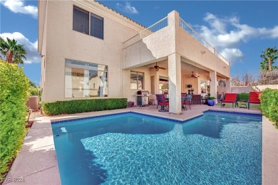 Modern elegance featuring fine finishes, a sparkling blue quartz on Rhodes Ranch Golf Club in Nevada - for sale on GolfHomes.com, golf home, golf lot