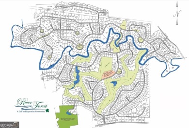 SEIZE THE OPPORTUNITY TO OWN A MAGNIFICENT 2.9-ACRE LOT IN THE on The Club River Forest in Georgia - for sale on GolfHomes.com, golf home, golf lot