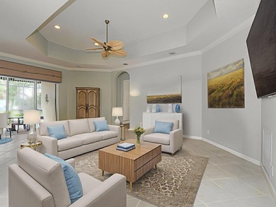 This exceptional 3-bedroom, 2-bathroom screened Pool home with on Champions Club at Summerfield in Florida - for sale on GolfHomes.com, golf home, golf lot