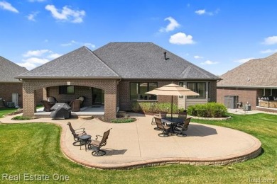Custom built ranch with finished basement & a covered 288 sf on The Orchards Golf Club in Michigan - for sale on GolfHomes.com, golf home, golf lot