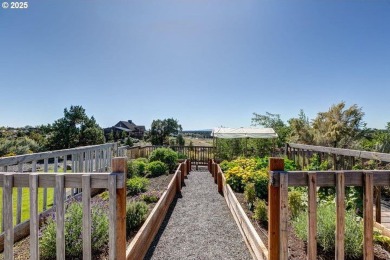 Enjoy Cascade Mountain & Ridge views off the 18th green at on Brasada Canyons Golf Course in Oregon - for sale on GolfHomes.com, golf home, golf lot