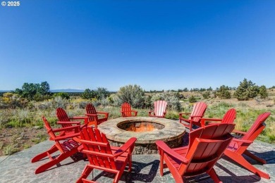 Enjoy Cascade Mountain & Ridge views off the 18th green at on Brasada Canyons Golf Course in Oregon - for sale on GolfHomes.com, golf home, golf lot