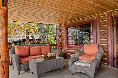 Beautiful log home with an amazing view to the west, located on on Big Bear Mountain Ski and Golf Resort in California - for sale on GolfHomes.com, golf home, golf lot