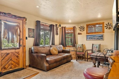 Beautiful log home with an amazing view to the west, located on on Big Bear Mountain Ski and Golf Resort in California - for sale on GolfHomes.com, golf home, golf lot