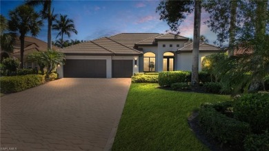 Nestled along the water, this breathtaking estate home on Miromar Lakes Golf Club in Florida - for sale on GolfHomes.com, golf home, golf lot