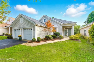 This extended Danbury model overlooks the 7th hole of the golf on Four Seasons Spa and Country Club in New Jersey - for sale on GolfHomes.com, golf home, golf lot