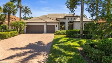 Nestled along the water, this breathtaking estate home on Miromar Lakes Golf Club in Florida - for sale on GolfHomes.com, golf home, golf lot