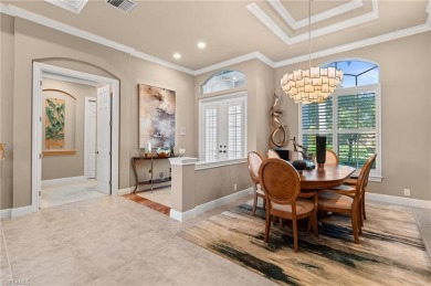 Nestled along the water, this breathtaking estate home on Miromar Lakes Golf Club in Florida - for sale on GolfHomes.com, golf home, golf lot