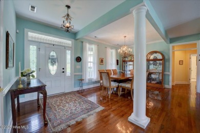 This beautiful waterfront home has been meticulously maintained on Harbour Point Golf Club in North Carolina - for sale on GolfHomes.com, golf home, golf lot