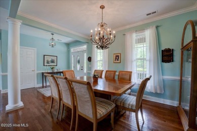 This beautiful waterfront home has been meticulously maintained on Harbour Point Golf Club in North Carolina - for sale on GolfHomes.com, golf home, golf lot