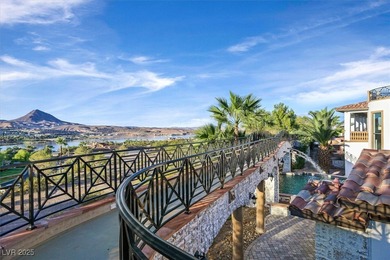 A world-class Mediterranean estate within the prestigious on South Shore At Lake Las Vegas in Nevada - for sale on GolfHomes.com, golf home, golf lot