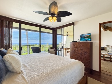 Experience wide ocean & golf course views and cool ocean breezes on Kona Country Club Golf Course in Hawaii - for sale on GolfHomes.com, golf home, golf lot