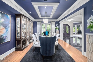 Welcome to an unparalleled sanctuary of luxury!  This on Hasentree Club in North Carolina - for sale on GolfHomes.com, golf home, golf lot