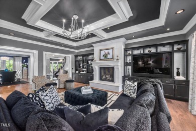 Welcome to an unparalleled sanctuary of luxury!  This on Hasentree Club in North Carolina - for sale on GolfHomes.com, golf home, golf lot