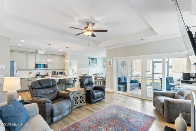 This like new, charming residence, built in 2023 by Bill Clark on Compass Pointe Golf Course in North Carolina - for sale on GolfHomes.com, golf home, golf lot