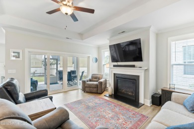 This like new, charming residence, built in 2023 by Bill Clark on Compass Pointe Golf Course in North Carolina - for sale on GolfHomes.com, golf home, golf lot