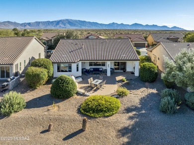 This stunning Mateo model is perfectly positioned on a premium on Saddlebrooke Ranch Golf Club in Arizona - for sale on GolfHomes.com, golf home, golf lot