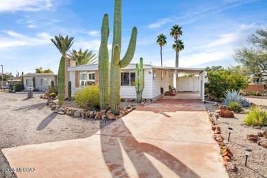Discover comfort and style in this beautiful, furnished home on Tucson Estates Golf Course in Arizona - for sale on GolfHomes.com, golf home, golf lot