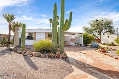 Discover comfort and style in this beautiful, furnished home on Tucson Estates Golf Course in Arizona - for sale on GolfHomes.com, golf home, golf lot