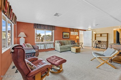 Discover comfort and style in this beautiful, furnished home on Tucson Estates Golf Course in Arizona - for sale on GolfHomes.com, golf home, golf lot