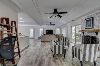 This beautiful three bedroom, two and a half bath home in Moss
 on Moss Creek Golf Club in South Carolina - for sale on GolfHomes.com, golf home, golf lot