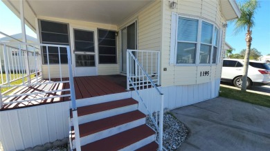 TWO BED, ONE BATH HOME IN ACTIVE 55+ COMMUNITY! This furnished on River Run Golf Links in Florida - for sale on GolfHomes.com, golf home, golf lot