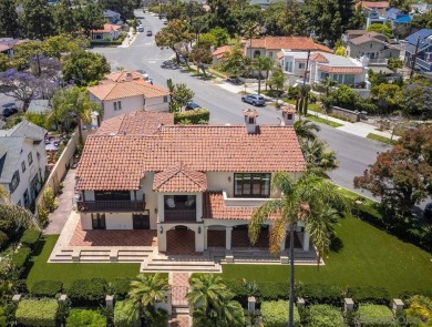 Elegant Mediterranean-style home with sweeping GOLF COURSE & BAY on Coronado Municipal Golf Course in California - for sale on GolfHomes.com, golf home, golf lot