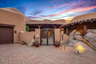 Nestled in a prestigious gated community, this meticulously on Troon North Golf Club  in Arizona - for sale on GolfHomes.com, golf home, golf lot