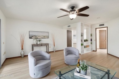 NEW FLOORING 2025 | POPCORN CEILINGS REMOVED 2025 | NEW AC 2024 on Sun City Riverview Golf Course in Arizona - for sale on GolfHomes.com, golf home, golf lot