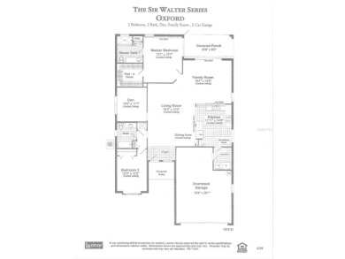 This Oxford Model Features 2 Bedrooms, 2 Baths, Den and a on Kings Ridge Golf Club in Florida - for sale on GolfHomes.com, golf home, golf lot