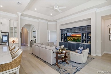 THIS GORGEOUS CUSTOM HOME welcomes you with an intricately on Skyview At Terra Vista Golf and Country Club in Florida - for sale on GolfHomes.com, golf home, golf lot