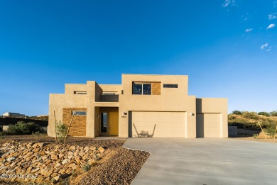 The Novel, a stunning two-story Contemporary Modern Pepper Viner on Del Lago Golf Club in Arizona - for sale on GolfHomes.com, golf home, golf lot