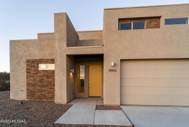 The Novel, a stunning two-story Contemporary Modern Pepper Viner on Del Lago Golf Club in Arizona - for sale on GolfHomes.com, golf home, golf lot