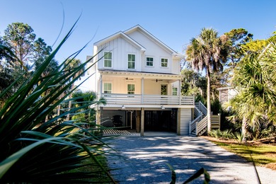 Completed in 2023, this elevated 4BR/4.5BA home in the gated on The Plantation Course At Edisto in South Carolina - for sale on GolfHomes.com, golf home, golf lot