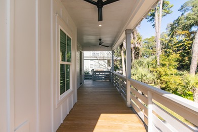 Completed in 2023, this elevated 4BR/4.5BA home in the gated on The Plantation Course At Edisto in South Carolina - for sale on GolfHomes.com, golf home, golf lot