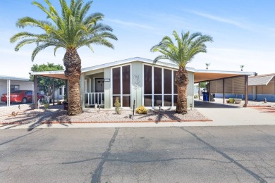 Beautifully remodeled triple-wide home offering 2 bedrooms, 2 on Painted Mountain Golf Club in Arizona - for sale on GolfHomes.com, golf home, golf lot