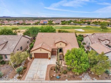 Nestled on a premier golf course lot on the 18th green, this on Saddlebrooke Ranch Golf Club in Arizona - for sale on GolfHomes.com, golf home, golf lot