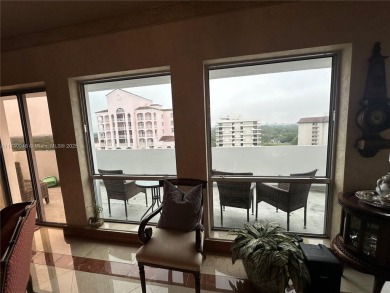 This beautifully classic 2-bedroom, 2-bathroom penthouse at the on Granada Golf Club in Florida - for sale on GolfHomes.com, golf home, golf lot