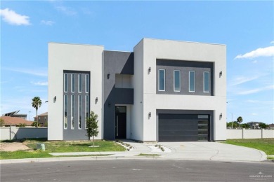 Welcome to your dream home! This brand-new, modern masterpiece on Los Lagos Golf Club in Texas - for sale on GolfHomes.com, golf home, golf lot