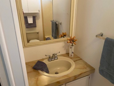 Enjoy the Florida lifestyle in this furnished mobile home in on Spanish Lakes Fairways in Florida - for sale on GolfHomes.com, golf home, golf lot